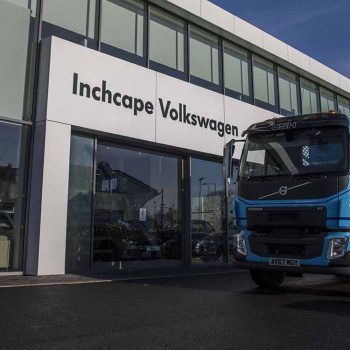 commercial waste collection at Inchcape Volkswagen