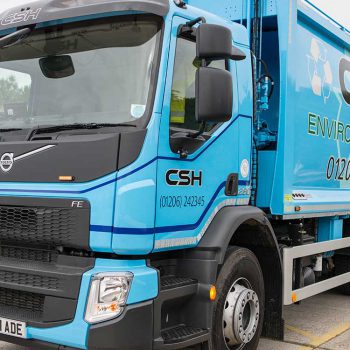 CSH rearend waste collection truck