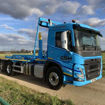Front view of CSH Environmental lorry