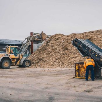 Recycling wood on-site at CSH Environmental